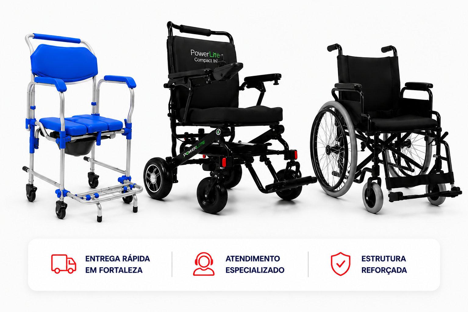 Cadeiras de rodas em Fortaleza